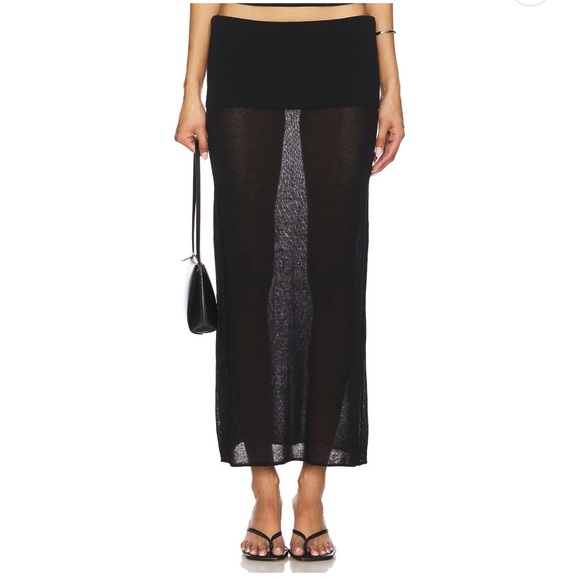 Geel Danni Black Sheer Skirt - Picture 1 of 2